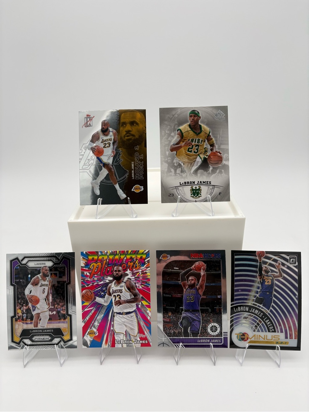 LeBron James 6-Card Lot 🔥 Inserts 🔥 Panini Prizm & Optic / Topps / Upper Deck